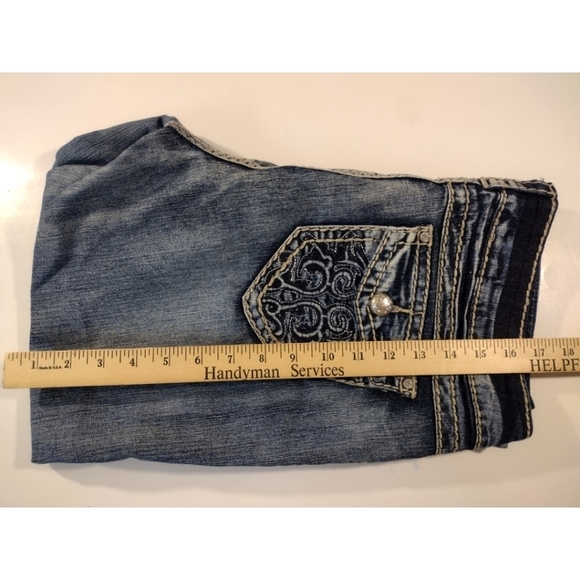 Suko Jeans blingy with thick contrast stitching - Picture 11 of 12